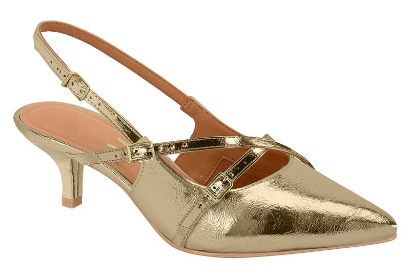 Zapato Feminino Metalizado Milano