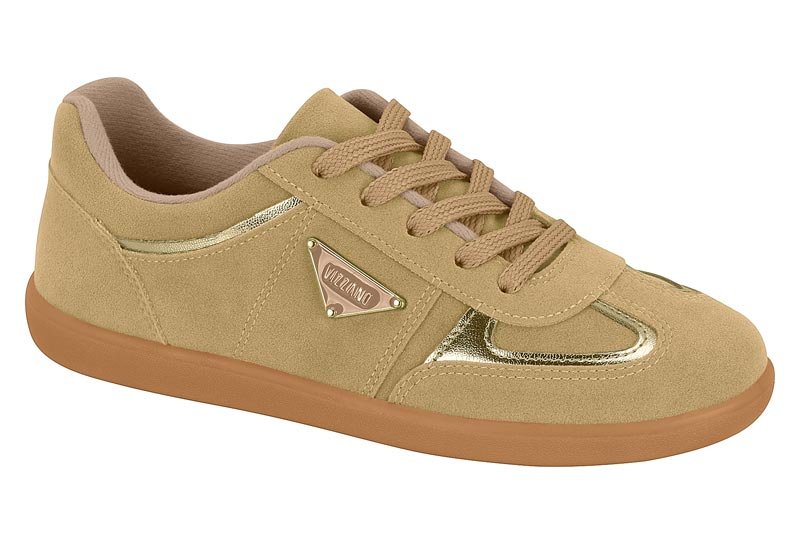 Zapato Casual Feminino Camurcao/Brilho Italia