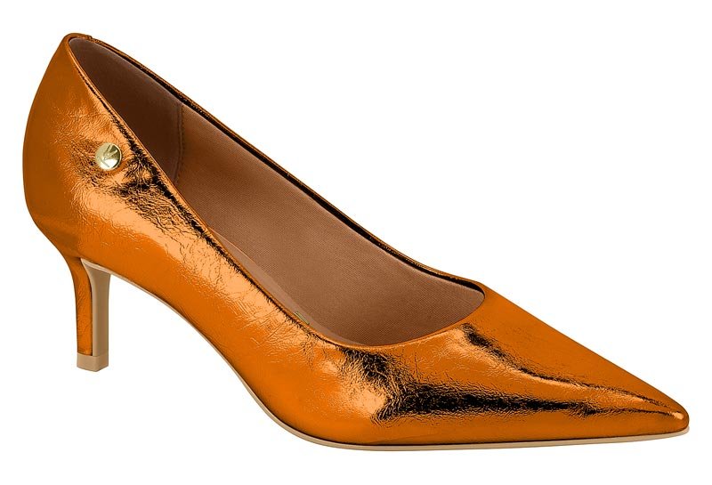 Zapato Casual Feminino Metalizado Milano