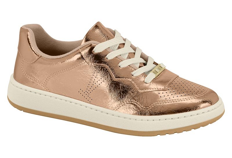Zapato Casual Feminino Metalizado Milano