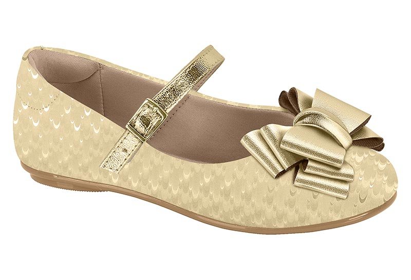 Zapatito Infantil Napa Talim/Brilho Italia