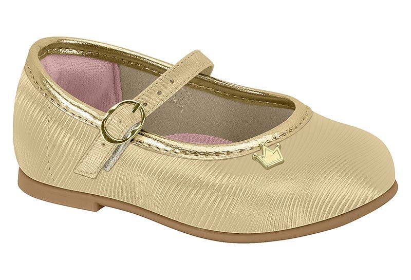 Zapatito Infantil Napa Twist/Brilho Italia