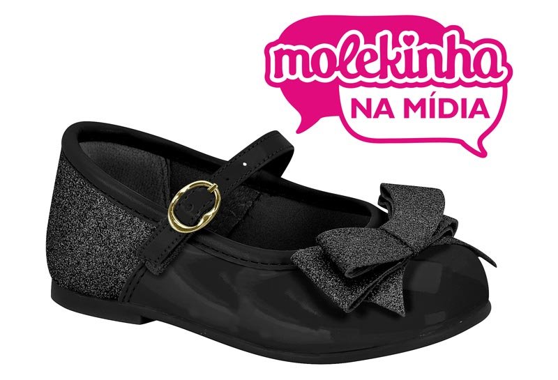 Zapatito Infantil Verniz Premium/Gliter Mini Shine