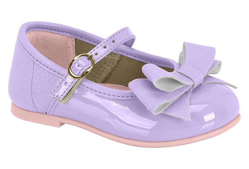 Zapatito Infantil Verniz Premium/Camurcao Estelar