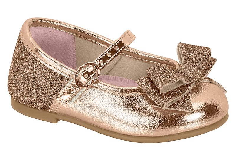 Zapatito Infantil Brilho Italia/Glit Min Shin/Met Gla