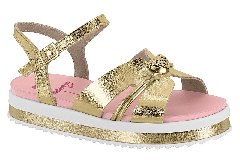 Sandalia Infantil Brilho Italia/Tp Brilho Italia