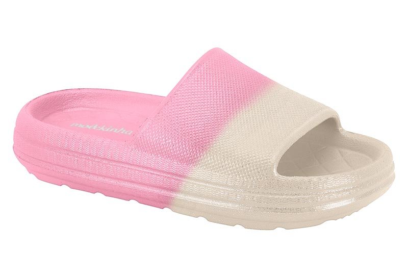 Sandalia Infantil Slide Eva Degrade Gliter