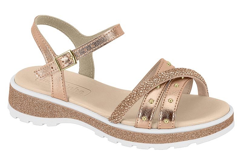Sandalias Brilho Italia/Tira Strass