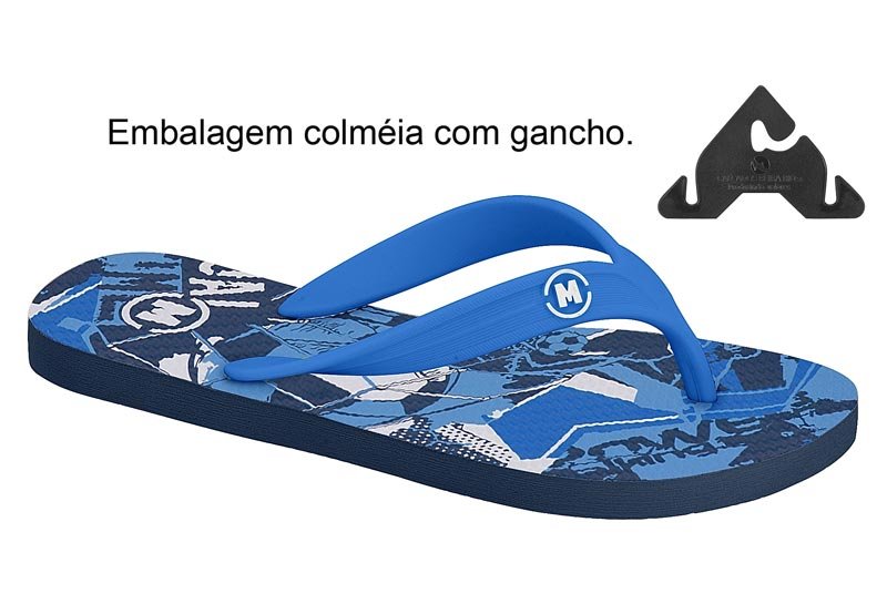 Sandalia Casual Infantil Tira Pronta Pvc/Futebol