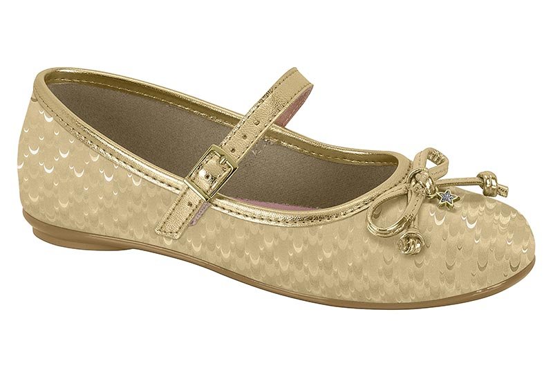 Zapatito Infantil Napa Talim/Brilho Italia