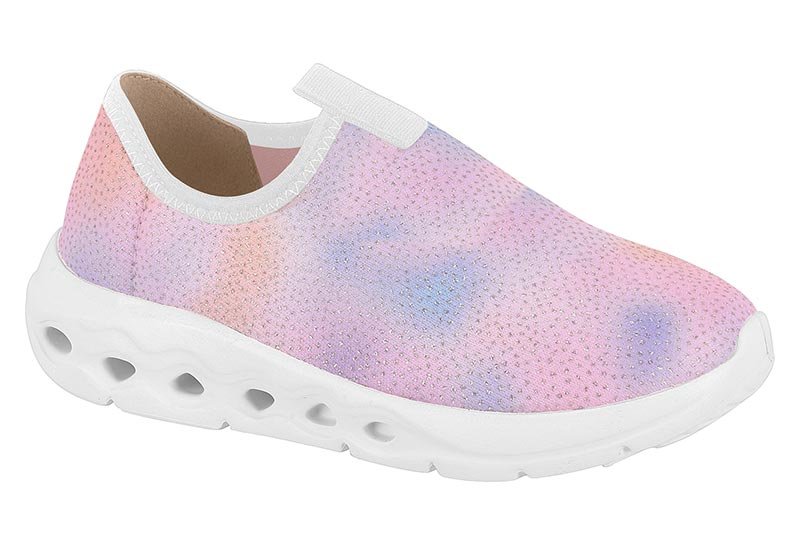 Zapato Casual Infantil Tecido Aquarela Shine