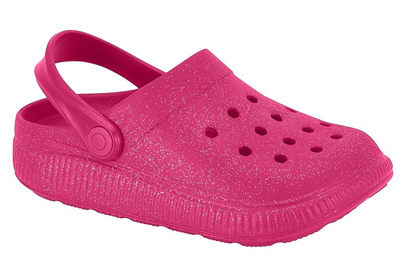 Clog Infantil Gaspea Injetada Eva Gliter/Tira Pvc