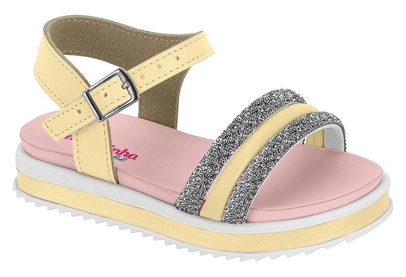 Sandalia Infantil Napa Turim/Tp Strass/Tp Napa Turim
