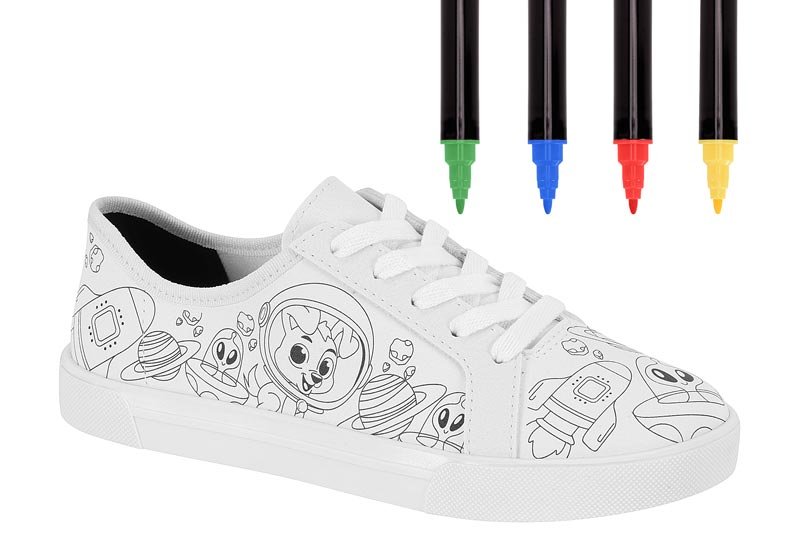 Zapato Casual Infantil Napa Floter Rustico Neo