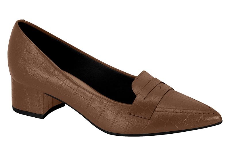 Zapato Feminino Napa Turim Croco Milao