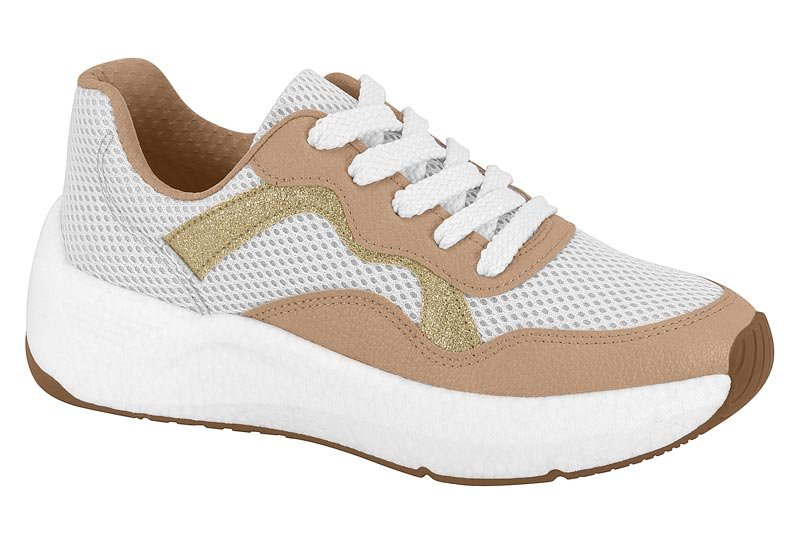 Zapato Casual Feminino Nylon Free Sport/Np Flo Nap/Met Gla