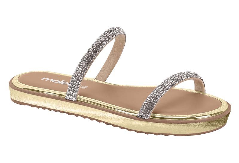 Sueco Feminino Tira Pronta/Metalizado Nancy