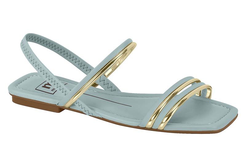 Sueco Feminino Tira Metal Glamour/Np Turim/Elast