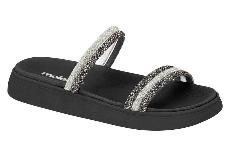 Sandalia Feminino Tira Sagu E Strass