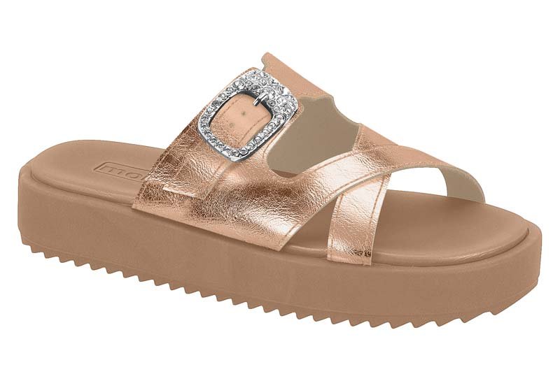 Sandalia Feminino Metalizado Nancy