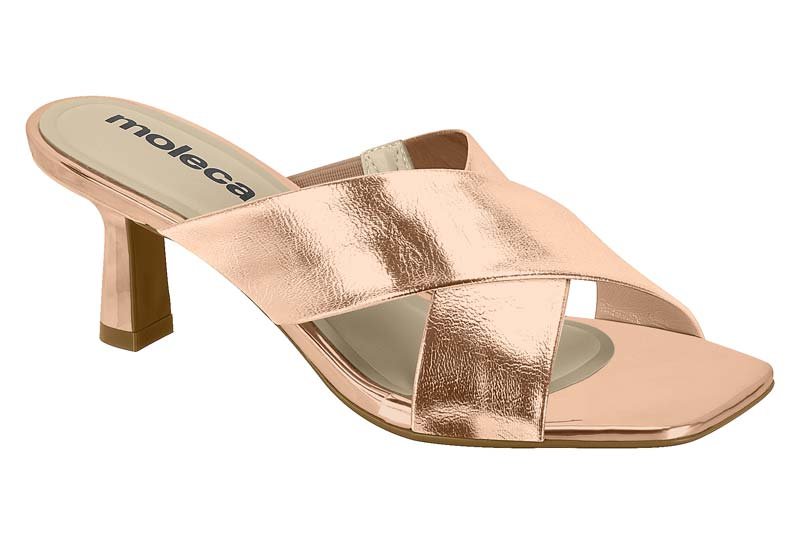 Sandalia Feminina Metalizado Nancy