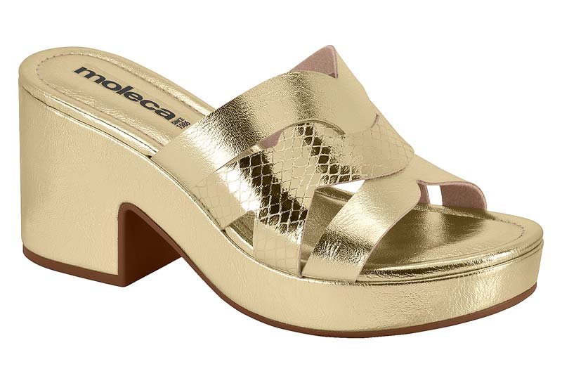 Sueco Feminino Metalizado Nancy/Metalizado Snake