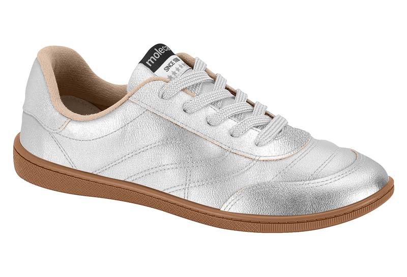 Zapato Casual Feminino Metalizado Viena