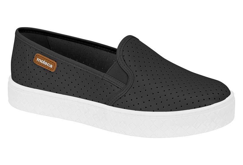 Zapato Casual Feminino Napa Turim Microperfuros