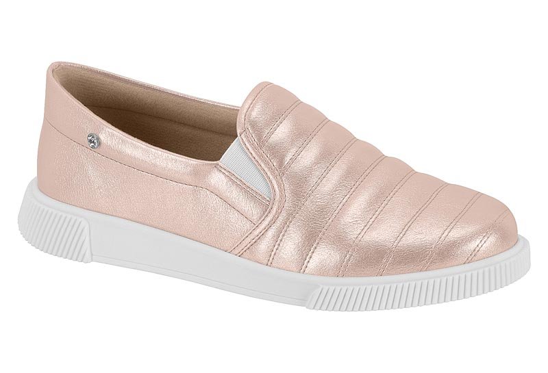 Zapato Casual Feminino Napa Floather Perolizado Charm