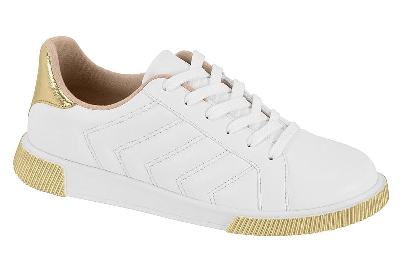 Zapato Casual Feminino Napa Suprema/Metalizado Nancy