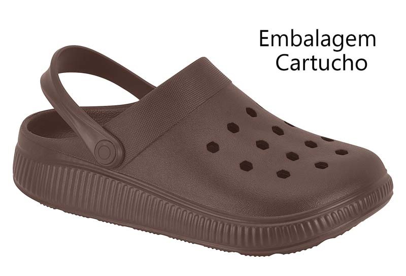 Sueco Feminino Gaspea Injetada Eva/Tira Pvc