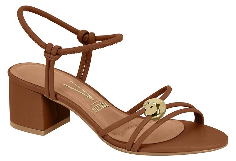 Sandalia Feminina Tira Pronta Pelica/Pelica