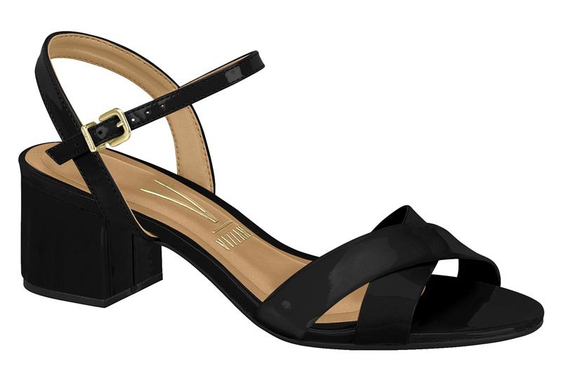 Sandalia Feminina Verniz Premium