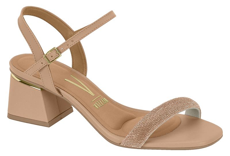 Sandalia Feminina Tira Pronta Madri/Pelica