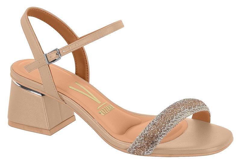 Sandalia Feminina Tira Pronta Milano/Pelica