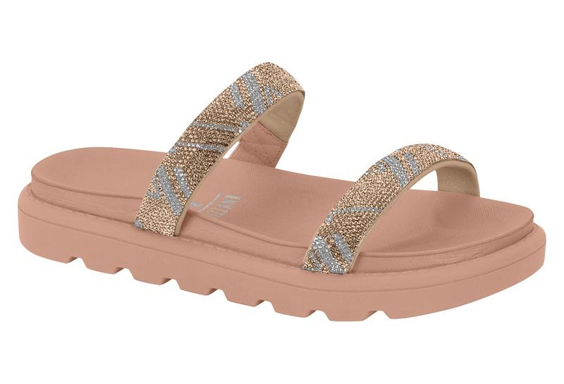 Sandalia Feminina Tira Pronta Strass