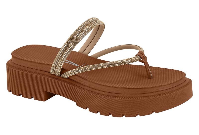 Sandalia Feminina Tira Pronta Xangai/Pelica