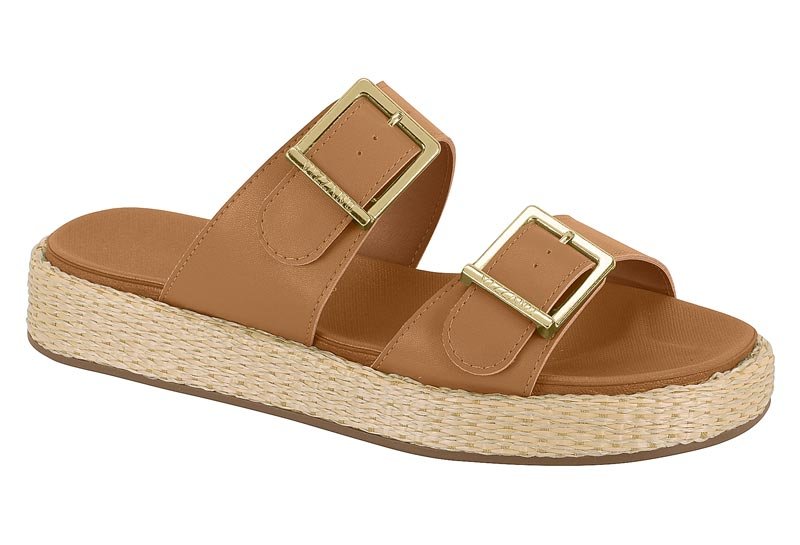 Sandalia Feminina Pelica/Tramado Santorini