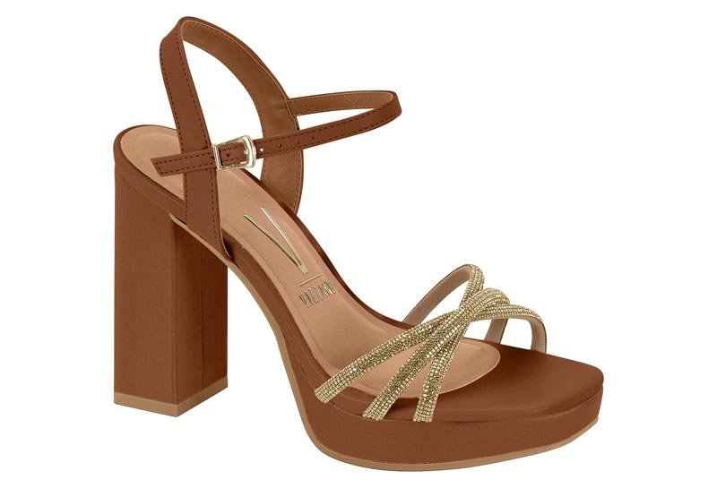 Sandalia Feminina Pelica/Tira Pronta Xangai