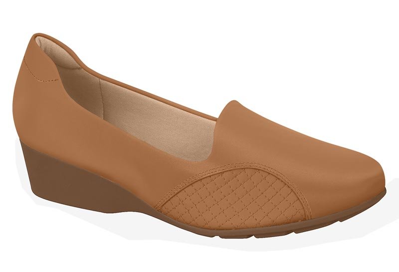 Zapato Feminino Napa Pele Strech/Pele Strech