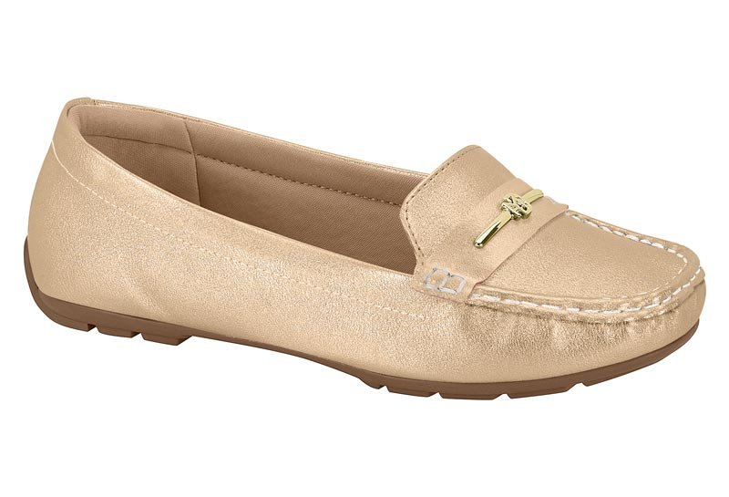 Mocasin Feminino Metalizado London