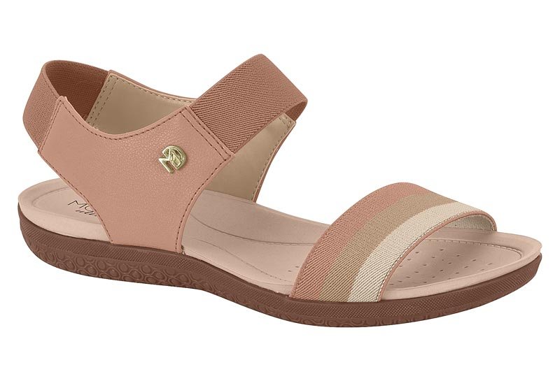 Sandalia Feminina Elas El 20033/Np Floa Nat/Elas Meer