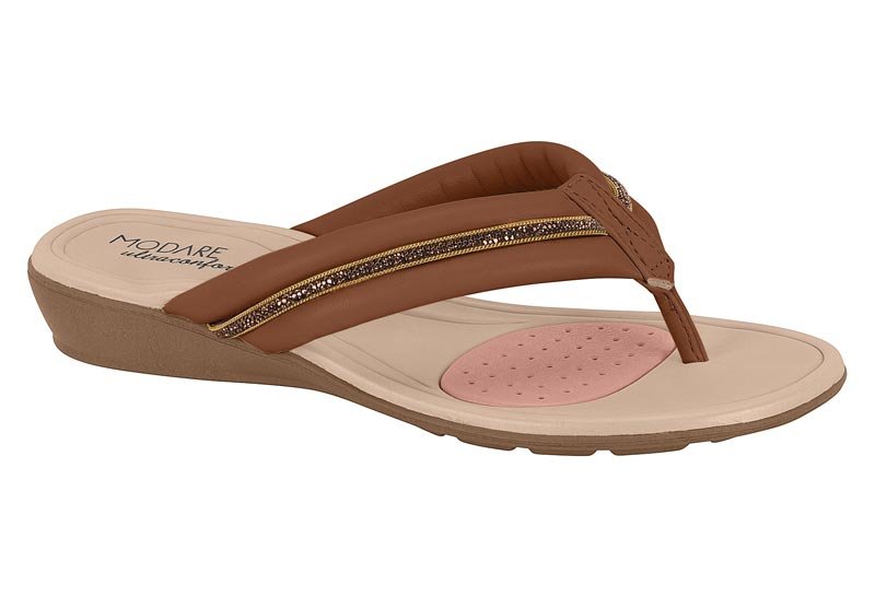 Sandalia Feminina Tira Pronta/Napa Pele Strech