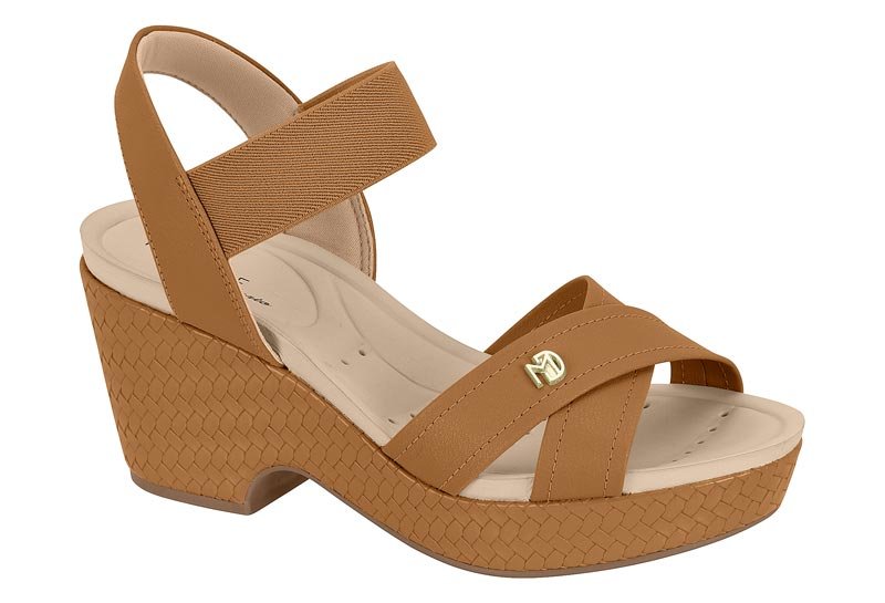 Sandalia Feminina Np Float Nat/Elas/Np Tres Valencia