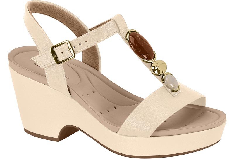 Sandalia Feminina Napa Floather Nature