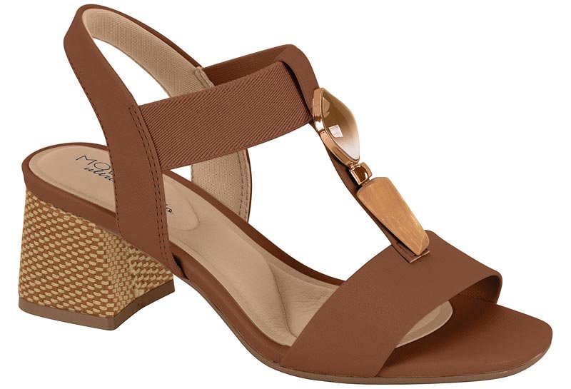 Sandalia Feminina Np Float Nat/Elas/Tec Tram Positano