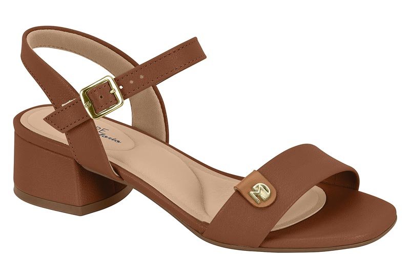 Sandalia Feminina Np Floather Nature/Np Pele Strech