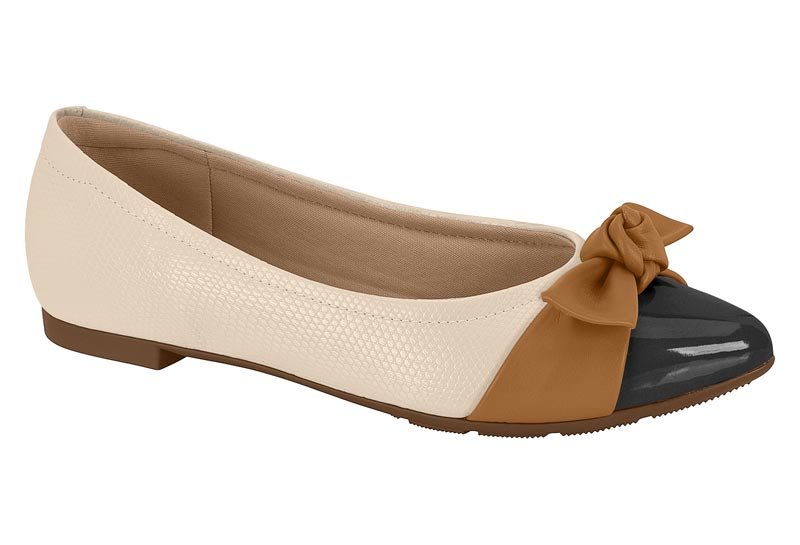 Zapato Feminino Np Lezard Paris/Verniz Premium/Tope