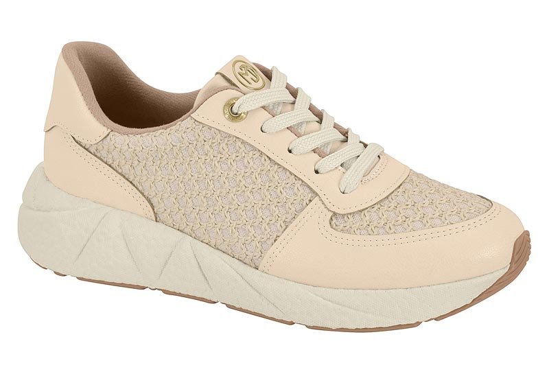 Zapato Casual Feminino Tec Croche Santiago/Np Float Nature