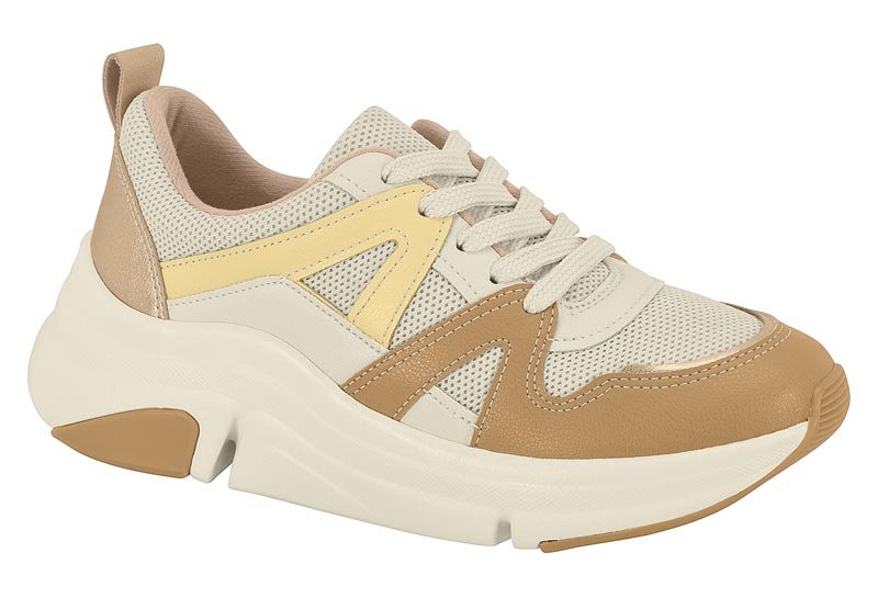 Zapato Casual Feminino Nylon Kansas/Np Flo Nat/Mz London